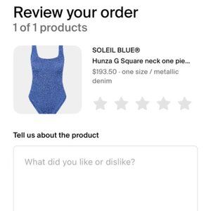 Hunza G Square Neck One Piece